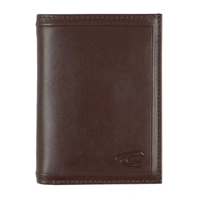 Afbeelding van camel active Leren Kaarthoes Wood Card Wallet Brown Bruine