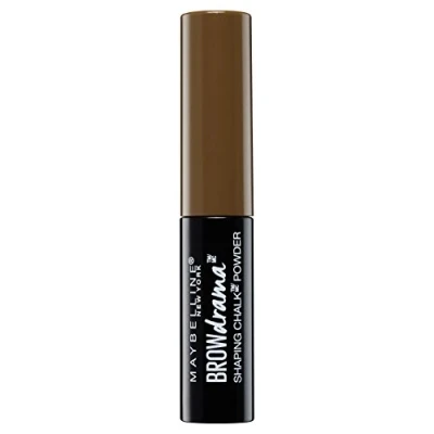Afbeelding van Maybelline Brow Drama Shaping Chalk Powder 130 Deep Brown