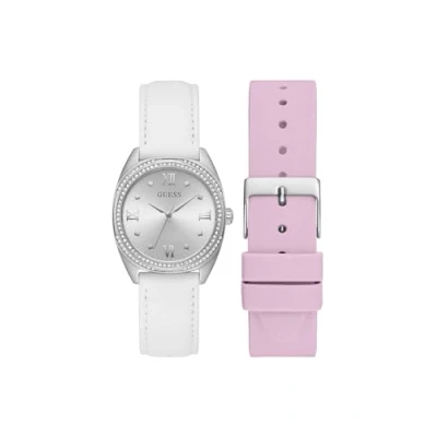 Afbeelding van Guess Delilah Horloge silvercoloured/tone, Dames, Maat: One Size, Silver coloured/tone