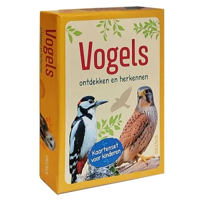 Image de Vogels ontdekken en herkennen kaartenset voor kinderen