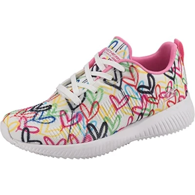 Afbeelding van Skechers Sport BOBS Squad Sneakers laag, Dames, Maat: 40, White/multicolor Textiel