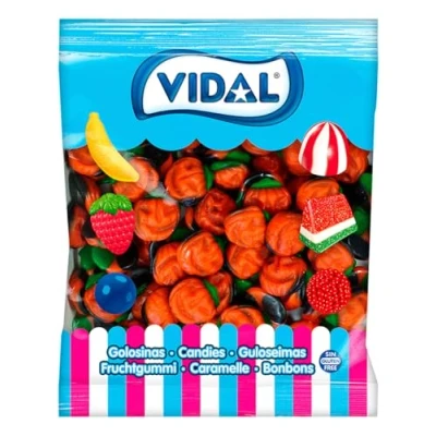 Afbeelding van Vidal Pompoenen snoepjes 1 kilo voordeelverpakking