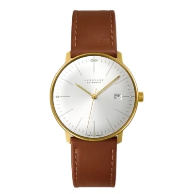 Afbeelding van Junghans Max Bill 27/7002.02 automaat horloge klassiek heren dames vintage goudkleurig luxe cadeau