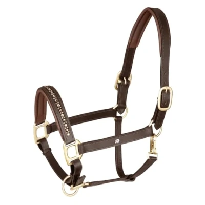Afbeelding van Waldhausen X Line leren Halster Crystal Bruin Cob