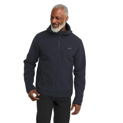 Afbeelding van Jack Wolfskin LAKE Ridge Hooded Fleecejas, Heren, Maat: XXL, Dark navy