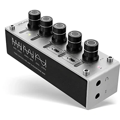 Afbeelding van InLine ampeq 3,5 mm jack versterker voor hoofdtelefoon en equalizer, USB aangedreven