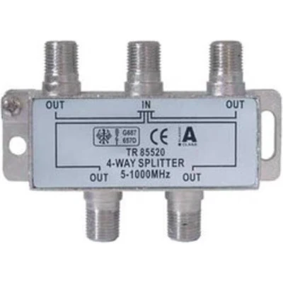 Afbeelding van F splitter met 4 uitgangen / 5 1000 MHz