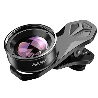 Afbeelding van APEXEL Professionele macrofotografie lens voor smartphone, macro lenzen iPhone, Samsung, Galaxy, Oneplus, Android telefoon (past bijna alle telefoons), mobiele bevestiging iPhone 13