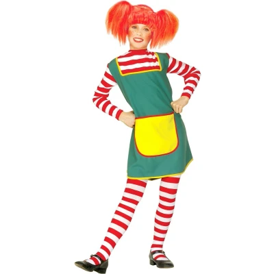 Afbeelding van &quot;Pippi kostuum voor meisjes Verkleedkleding 116/128&quot;