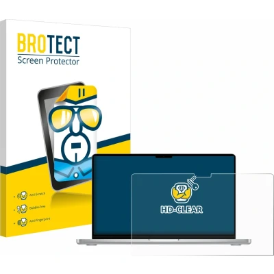 Afbeelding van BROTECT Screenprotector voor Apple MacBook Pro 14&quot; 2024 M4 Folie Beschermfolie transparant