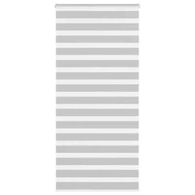 Afbeelding van vidaXL Zebra rolgordijn 105x230 cm stofbreedte 100,9 lichtgrijs