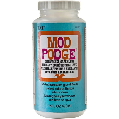 Afbeelding van Mod Podge Dishwasher Safe Gloss Decoupage lijm Waterproof 473ml