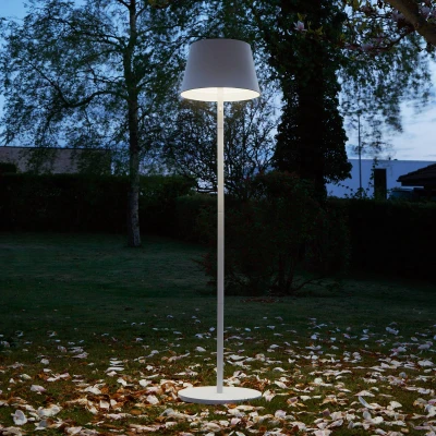 Afbeelding van LOOM DESIGN LED oplaadbare vloerlamp Modi, CCT, RGB, wit