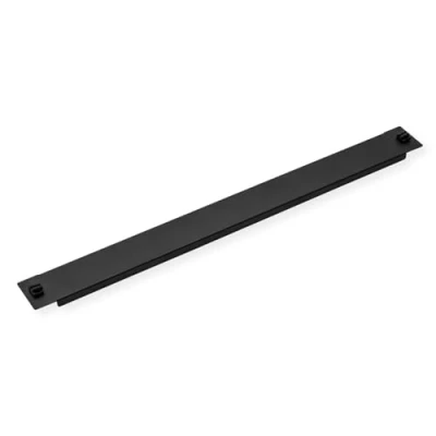 Afbeelding van VALUE 19&quot; Blindplaat snap in, 1 HE, zwart