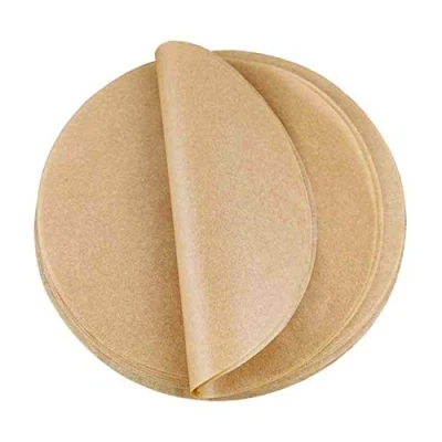 Afbeelding van 100 vellen Ø30CM Bakpapier Bakken Perkamentpapier Oliebestendig Bakmat Hittebestendig Anti aanbak Voor Oven, Friteuse en Heteluchtfriteuse, Braadpan