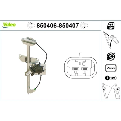 Afbeelding van Valeo Raammechanisme 850406