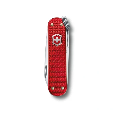 Afbeelding van Victorinox Classic Precious Alox Zakmes Iconic Red 5 Functies