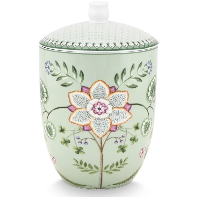 Afbeelding van Pip Studio Lily &amp; Lotus Voorraadpot 1,5 Liter Lichtgroen