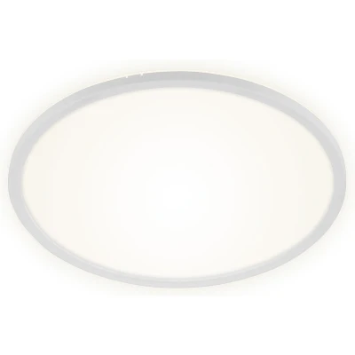 Afbeelding van Briloner SLIM LED paneel plafondlamp dimbaar met achtergrondverlichting incl. afstandsbediening 22 Watt 3000 lumen wit