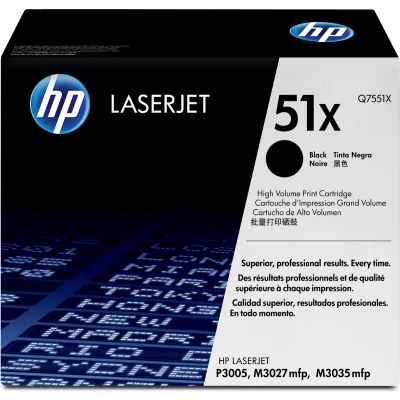 Afbeelding van HP Tonercartridge 51X Q7551XC contract 13K zwart