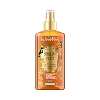 Afbeelding van Eveline Cosmetics Bresilian Body Mist Zelfbruiner Gezicht/Lichaam 150 ml