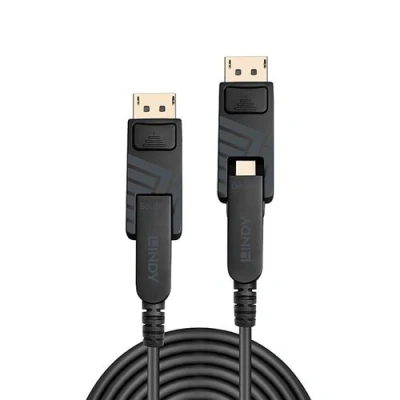 Image de Lindy Anthra Line Câble DisplayPort (M) pour 1.2 7.5 m rond support 4K noir