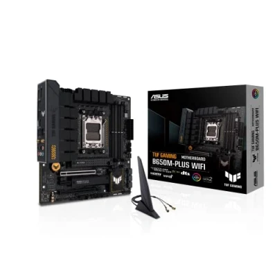 Afbeelding van Asus TUF GAMING B650M PLUS WIFI Moederbord Socket AMD AM5 Vormfactor Micro ATX chipset AMD® B650