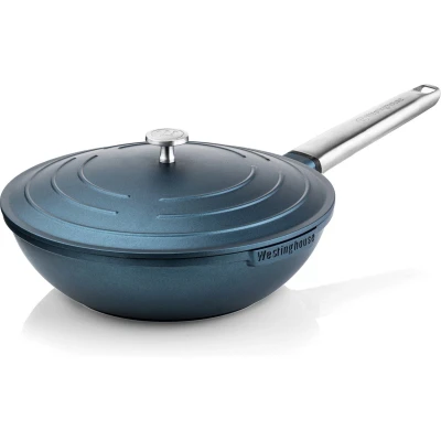 Afbeelding van Westinghouse Wokpan Performance Bravery Blue ø 28 cm Standaard anti aanbaklaag