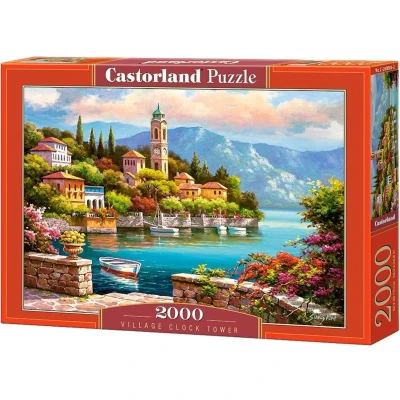 Afbeelding van Village Clock Tower Legpuzzel 2000 stukjes