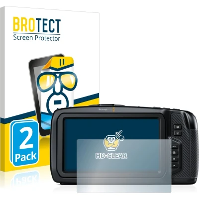Afbeelding van BROTECT Screenprotector voor Blackmagic Pocket Cinema Camera 6K Folie Beschermfolie transparant (2 Stuks)