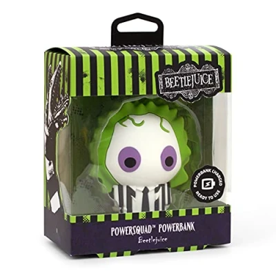 Afbeelding van PowerSquad Powerbank WB Beetlejuice Warner Bros. Zwart