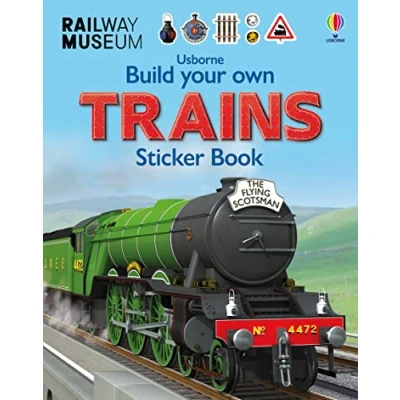 Afbeelding van Build Your Own Trains Sticker Book