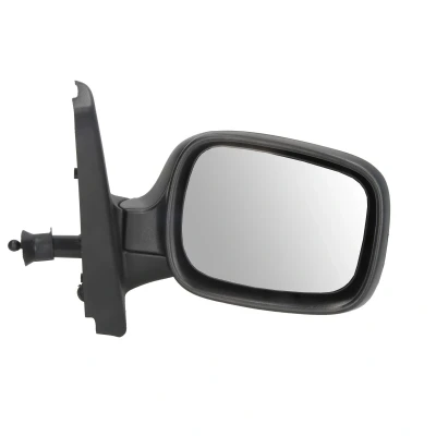 Afbeelding van Buitenspiegel Tyc 328 0029 rechts Zwart Instellen: kabel, Bol vormig RENAULT: Kangoo I, I Express