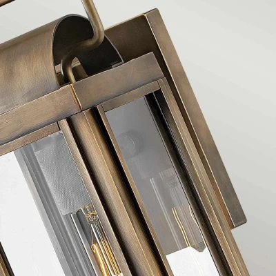 Afbeelding van Buitenwandlamp Sag Harbour, 1 lamp brons