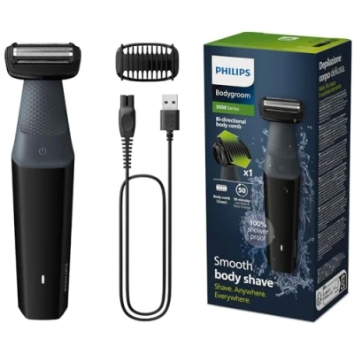 Afbeelding van Philips series 3000 BG3017/01 Bodygroomer voor mannen Zwart