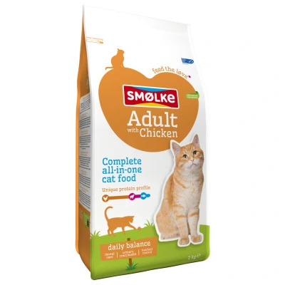 Afbeelding van Smolke Cat Adult Kip&amp;Lam&amp;Vis Kattenvoer 2 kg