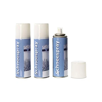 Afbeelding van Cepewa set van 3 decoratieve sneeuwsprays, 111 ml, sneeuwspray voor Kerstmis (1 sneeuwspray)