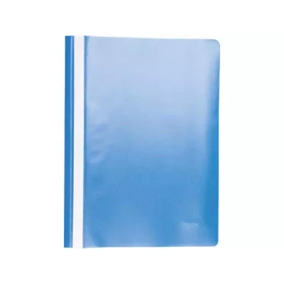 Afbeelding van Pergamy snelhechtmap, ft A4, PP, pak van 25 stuks, blauw
