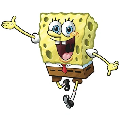 Afbeelding van ROOMMATES Reusachtige herpositioneerbare sticker Spongebob