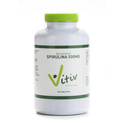 Afbeelding van Vitiv Spirulina 500 mg 250 tabletten