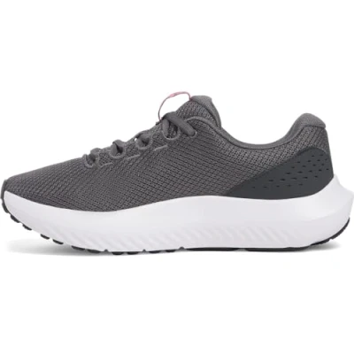 Afbeelding van Under Armour Ua W Charged Surge 4 Sneakers voor dames, Castlerock Antraciet Aero Pink