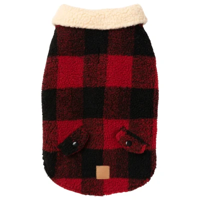 Afbeelding van Fuzzyard Hondenjas Lumberjack Hondenkleding Rood 5