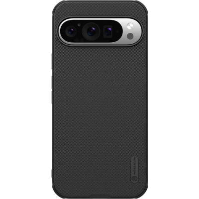 Afbeelding van Nillkin Frosted Shield Hoesje Geschikt voor Google Pixel 9 Pro XL Compatibel met MagSafe Back Cover Magneet Zwart
