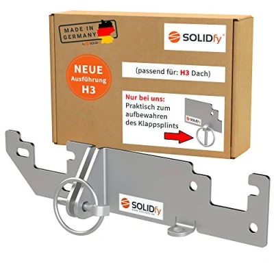 Afbeelding van SOLIDfy® Achterdeurvergrendeling H3 dak inbraakbeveiliging achterdeur Prick Stop beveiliging voor Ducato, Jumper, Boxer X250 X290