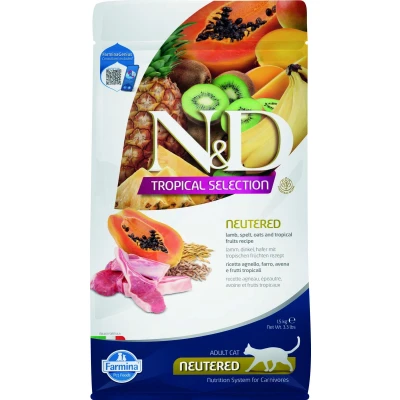 Afbeelding van N&amp;D Cat Tropical Selection Lamb Neutered 1,5 kg