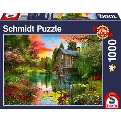 Afbeelding van Die Wassermühle Puzzle 1.000 Teile