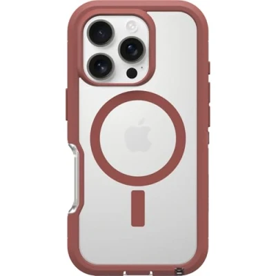 Afbeelding van Otterbox Defender XT Clear iPhone 16 Pro Hoesje dust bowl brown