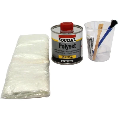 Afbeelding van Soudal polyester reparatieset 250 ml, set