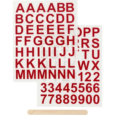 Afbeelding van Stickers Letters &amp; Cijfers