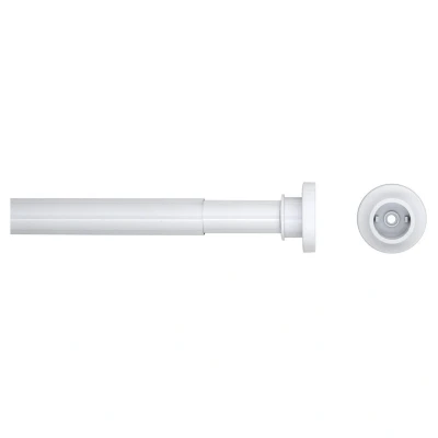 Afbeelding van Sealskin Seallux Douchegordijnstang verstelbaar 80 130cm 28 mm Aluminium Wit